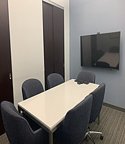 small conference room within commercial space