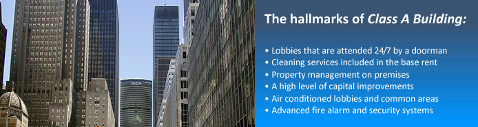 features of a class a office space