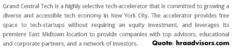 Quote from Hub@GCT Opens Grand Central Tech